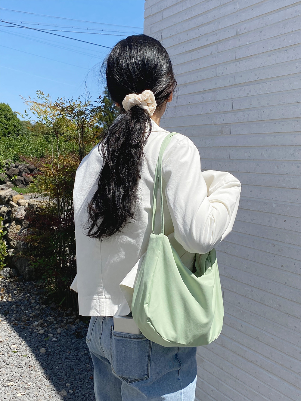 Mellow Shoulder Bag _ Green Mint